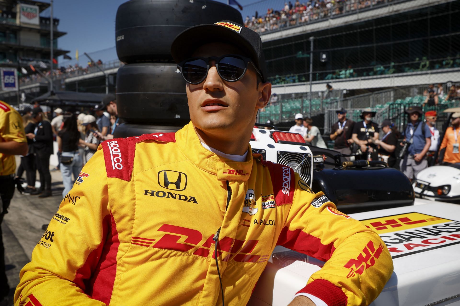 Alex Palou at the 109th Running Of The Indianapolis 500 - Practice and Previews - Source: Getty
